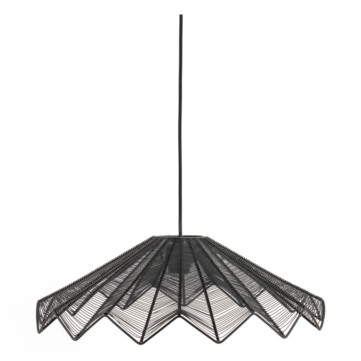 Varjo large 51x51x16 cm metalli musta