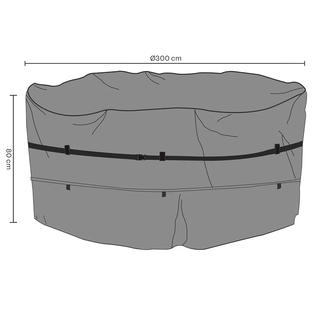 Kalustesuoja ruokailuryhmälle 300x80 cm Premium