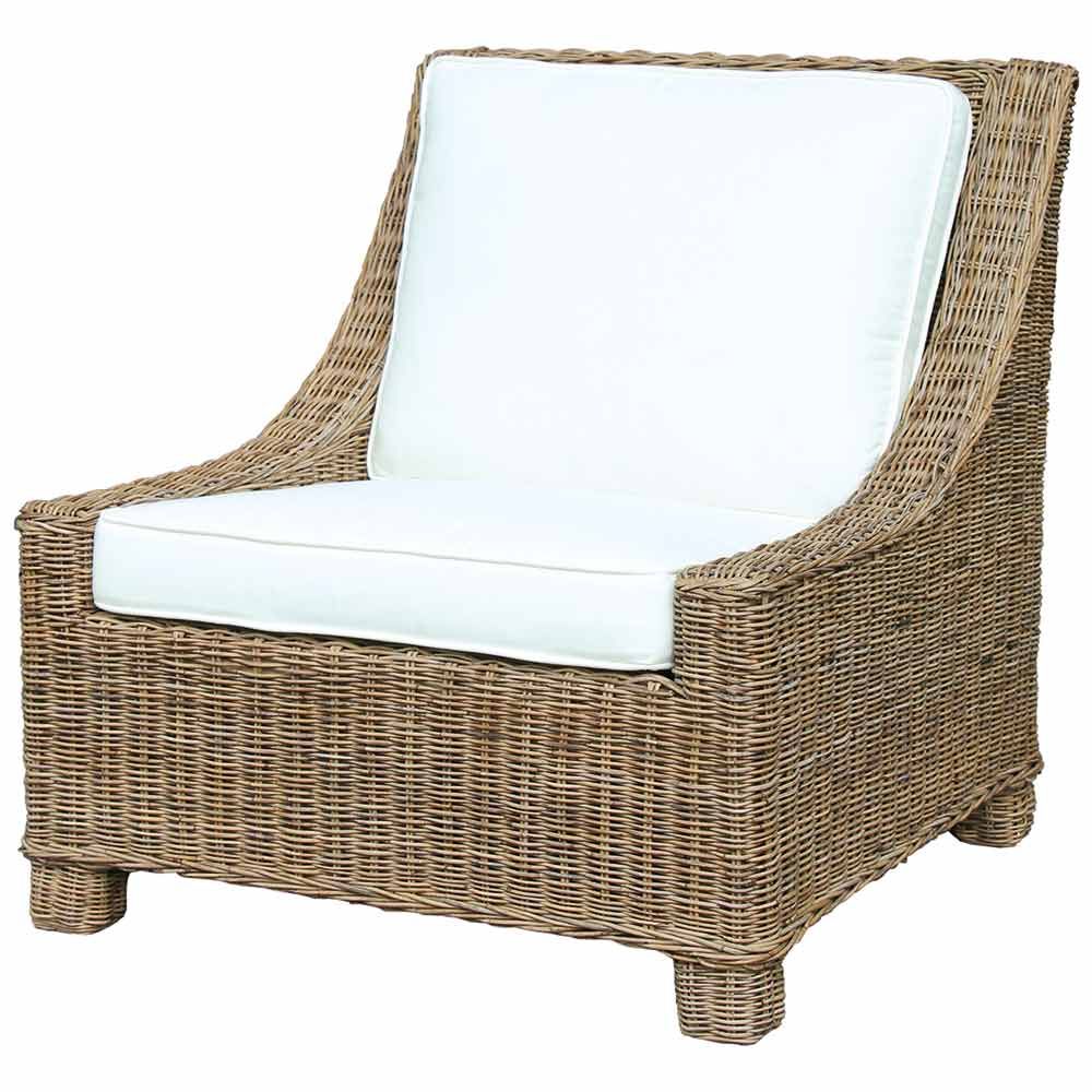 Madison Lounge-nojatuoli Harmaa Lakka, ei sis. tyynyä