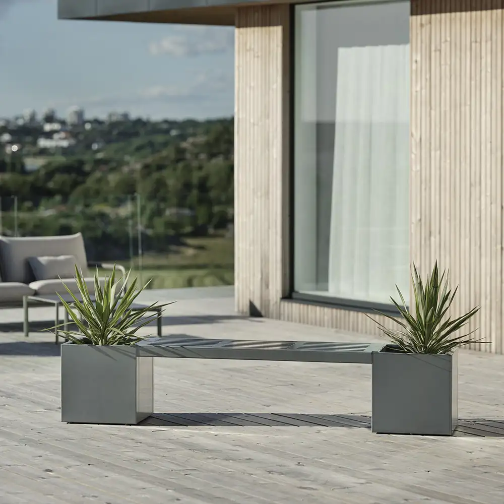 Timjan ruukku 40 x 40 cm luonnonvärinen Brafab