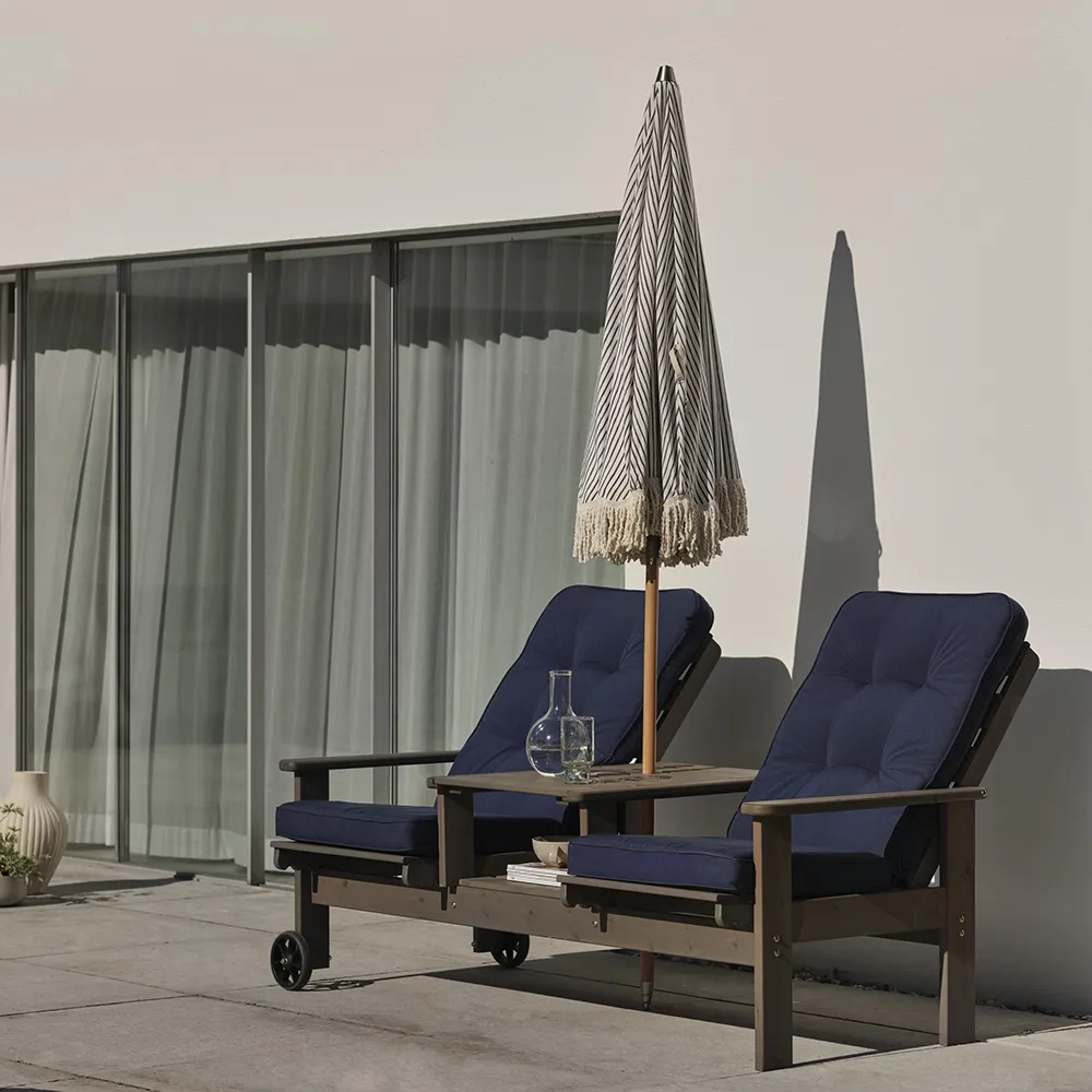 Iduna korkea säädettävän tuolin pehmuste Sininen