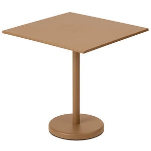 Linear Steel Bistropöytä 70x70 cm Burnt Orange 