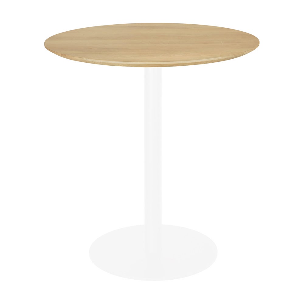 Blend-ruokapöydän kansi lakattu tammi Ø70cm