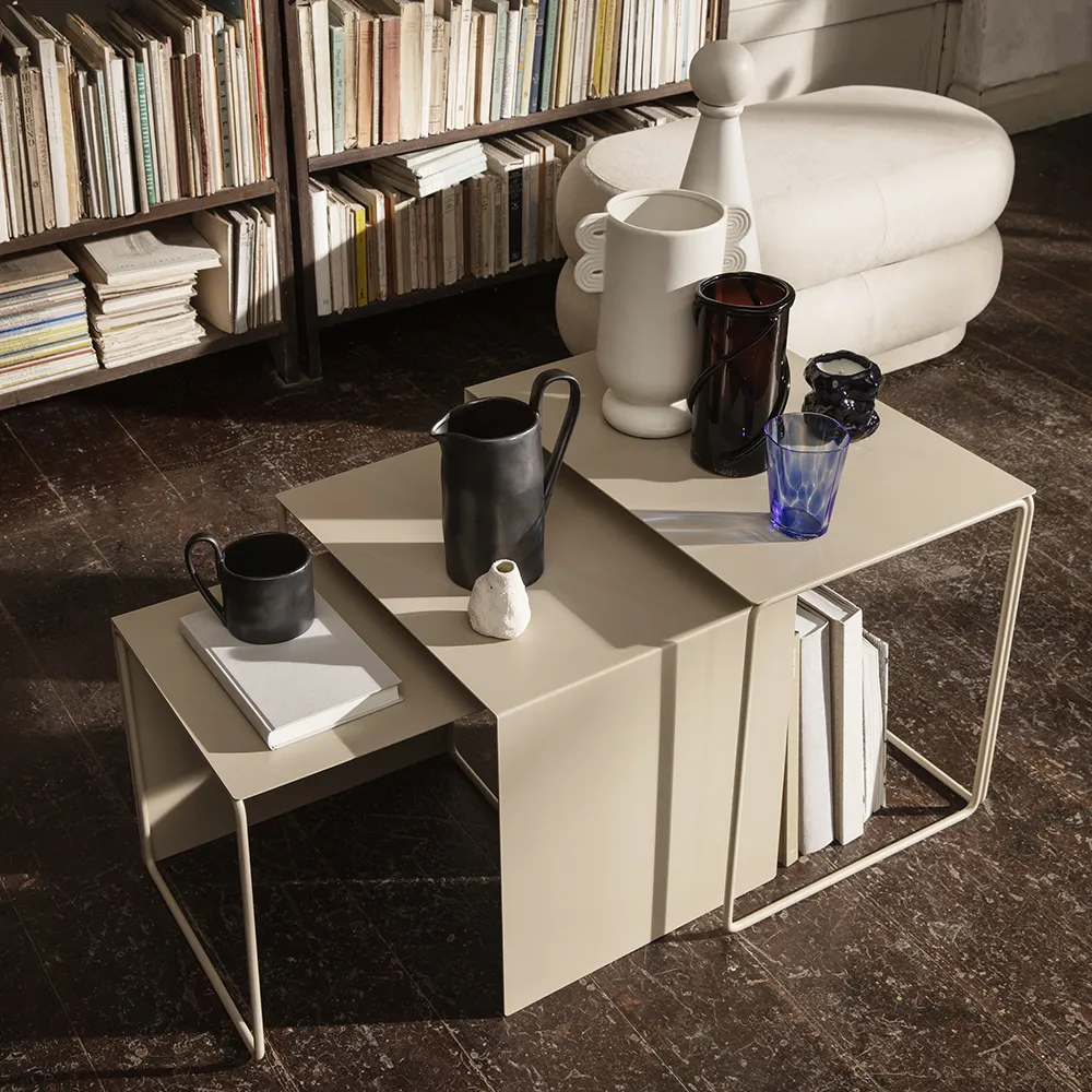 Cluster Pöydät - 3 kpl:n sarja - Cashmere