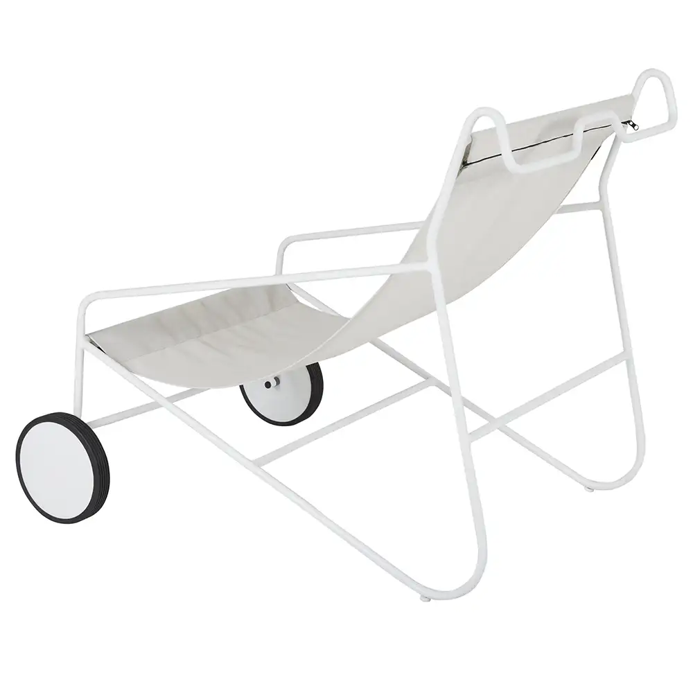 Poul nojatuoli valkoinen Brafad