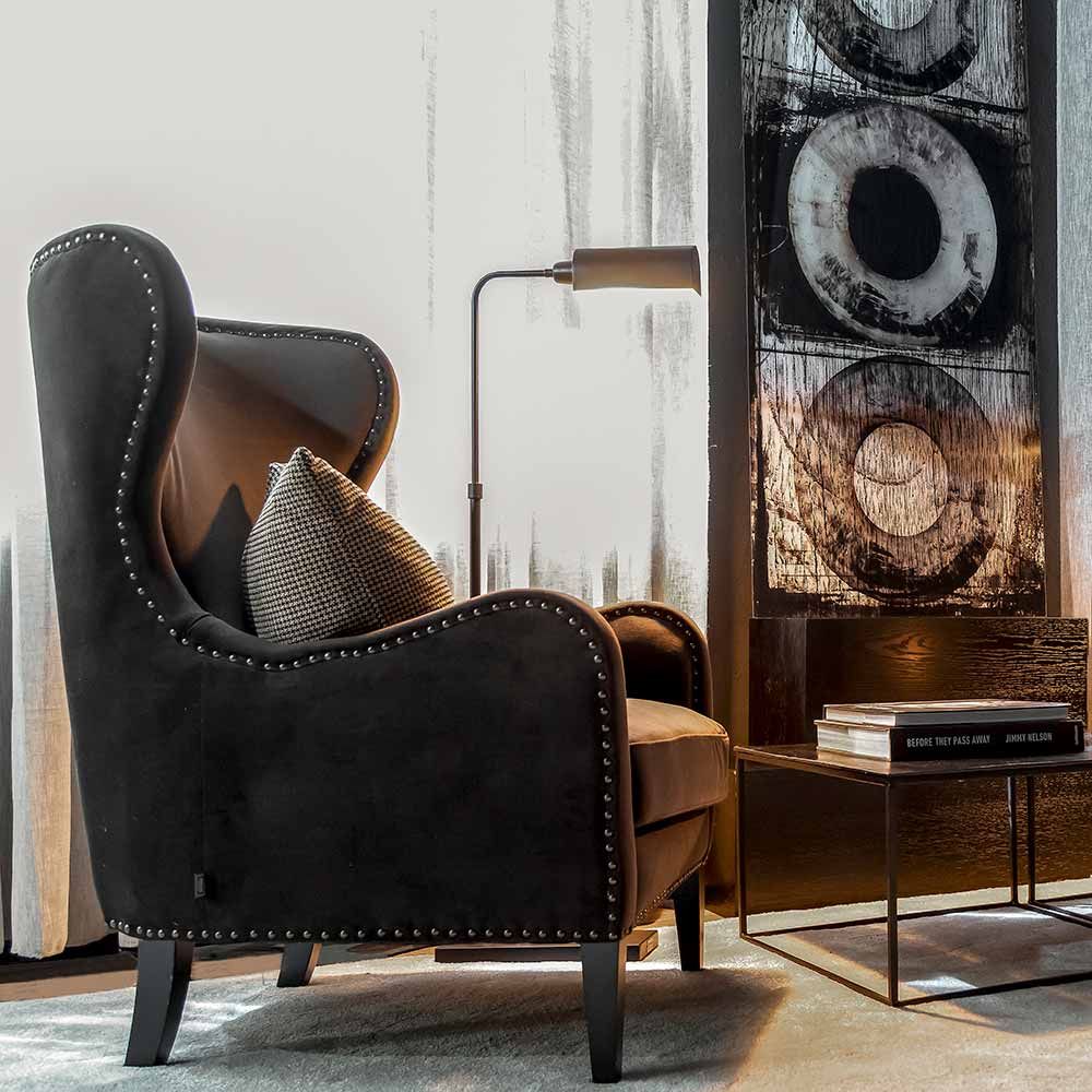 Seinäkoriste 3 Circles Brown 75 x 180 cm Artwood