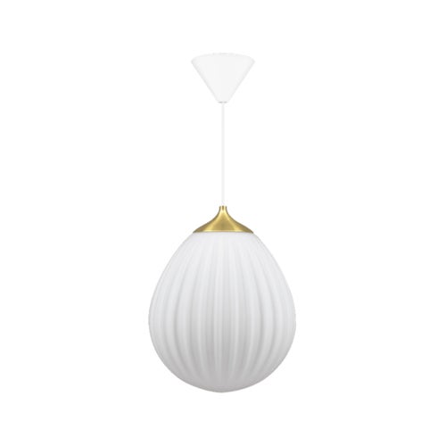 Maailman ympäri -lampunvarjostin Ø27 cm Brushed Brass
