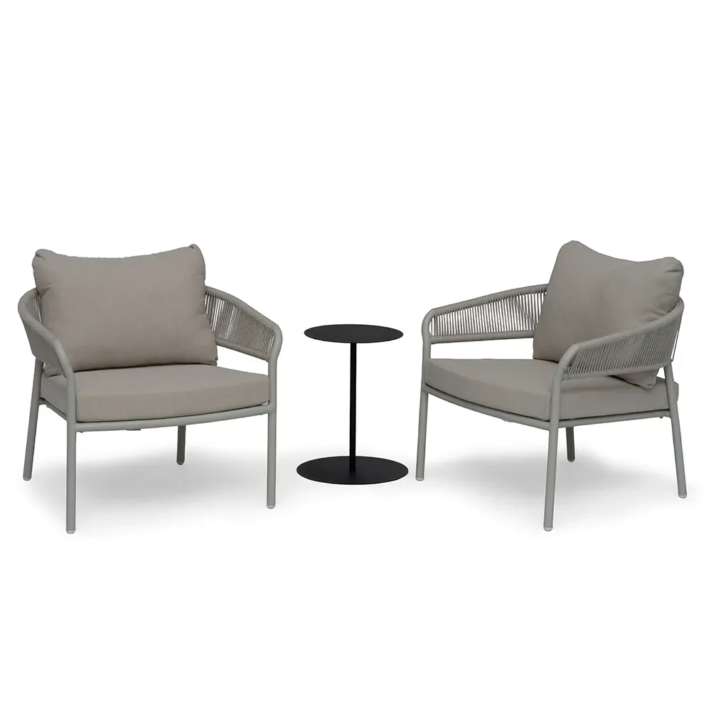 Jet Set Sivupöytä Ø35x50 cm Musta