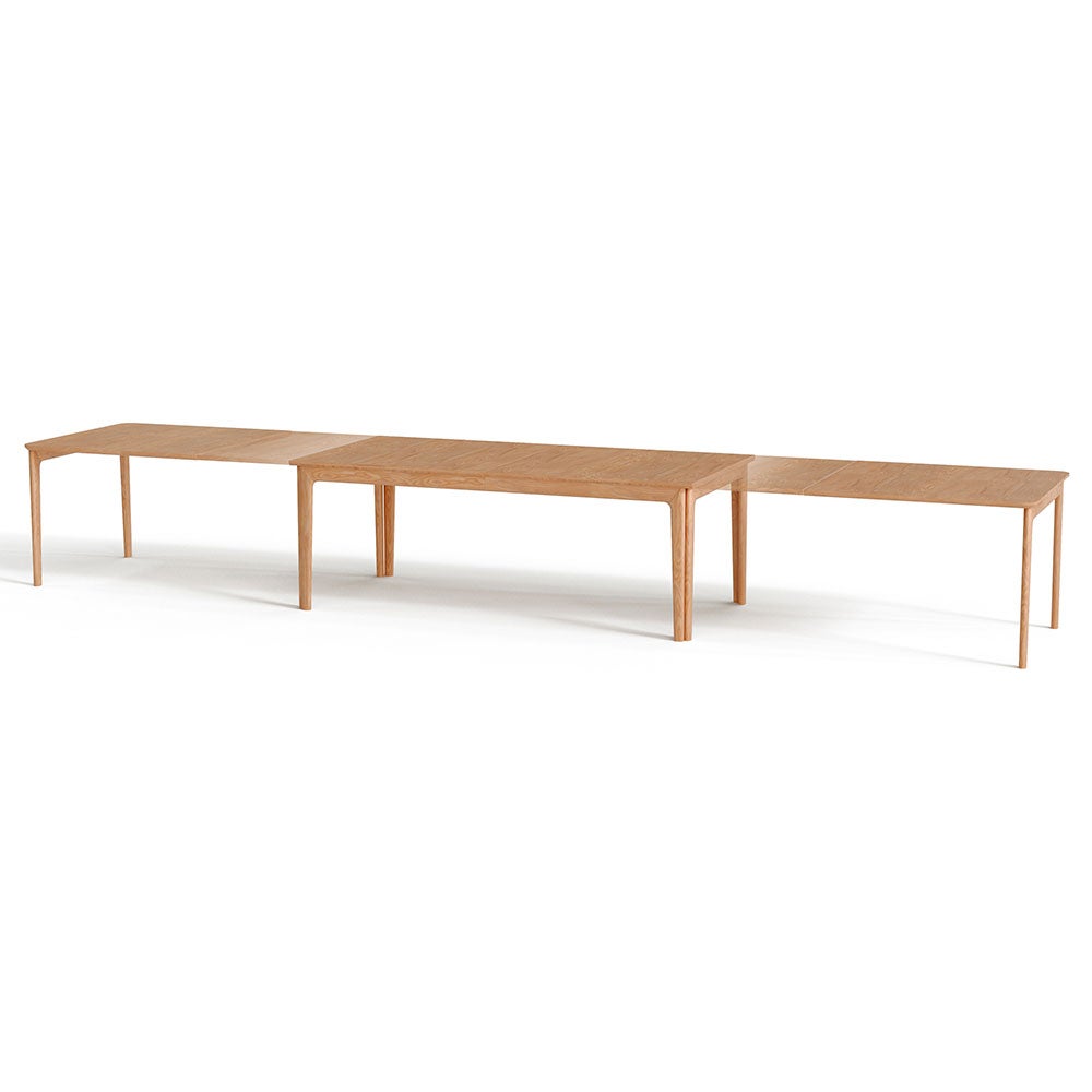 SM27 Pöytä massiivitammesta, luonnonöljy, 205-358/511x101x74 cm