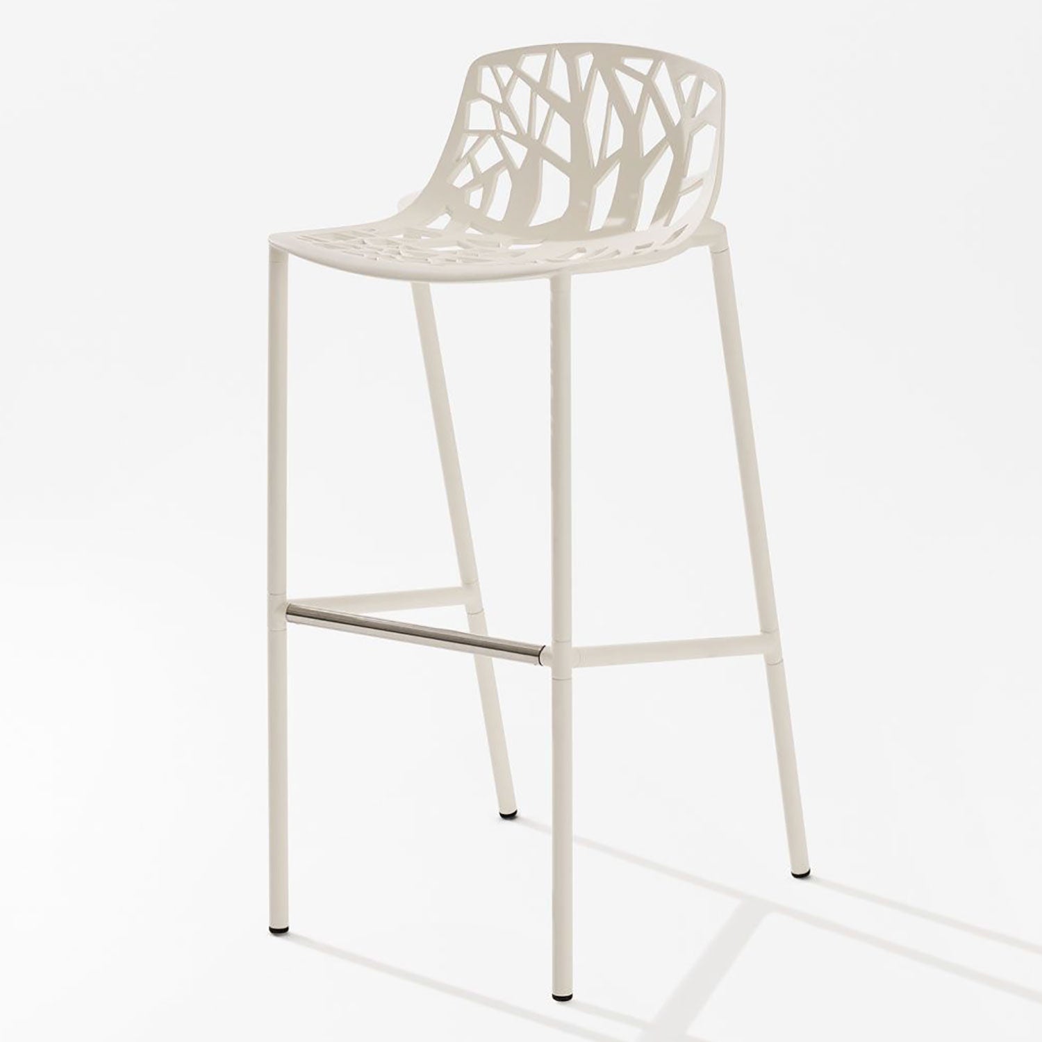 Forest baarijakkara 78 cm matalalla selkänojalla White