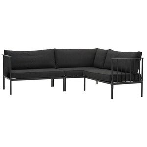 Upper sofa group Vänster Musta / Teddy Black