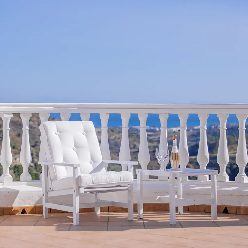 55x55cm jakkara Alumiini valkoinen 