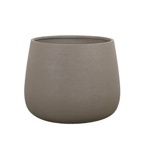 Soil pata rund stor Taupe structure, fiberglas