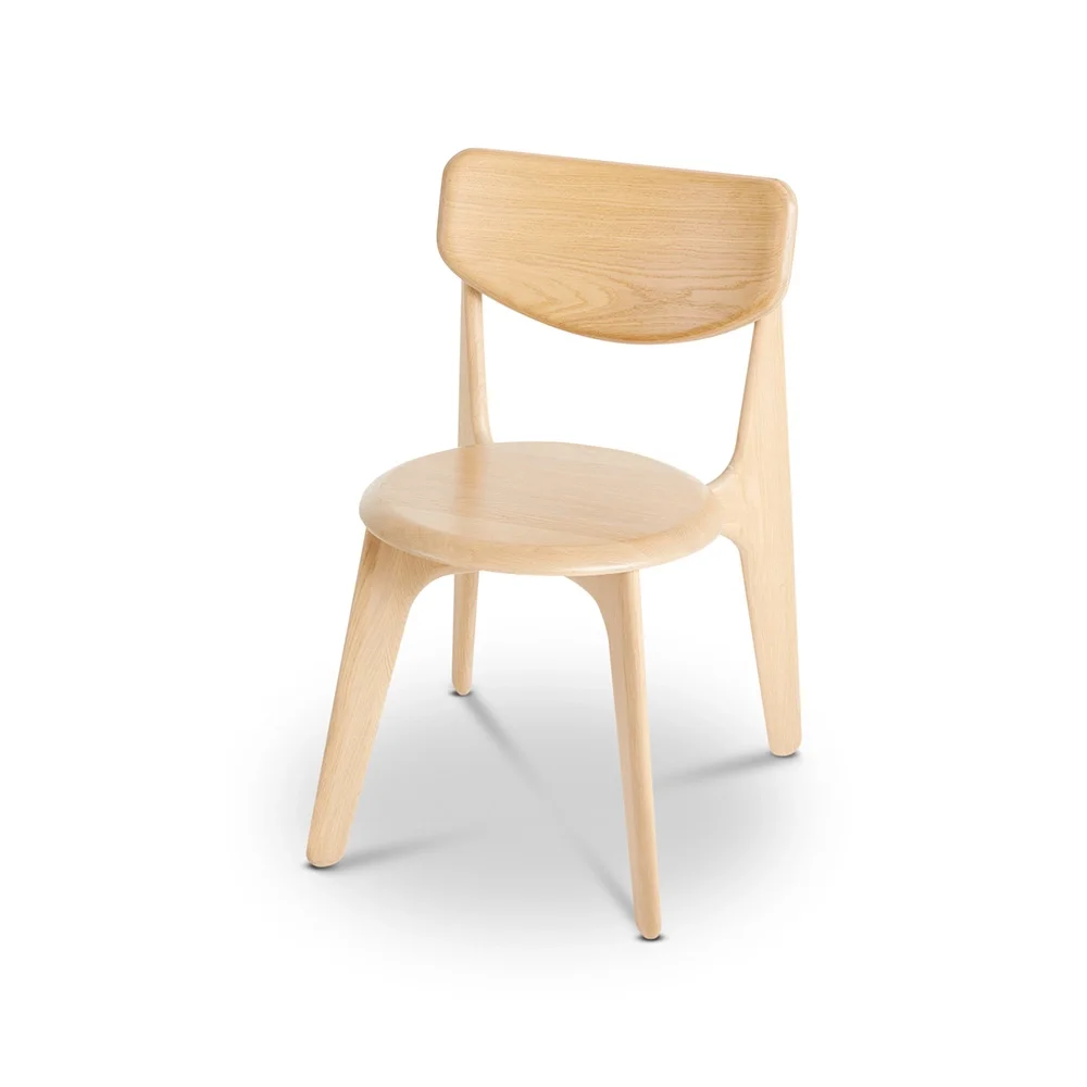 Slab ruokailutuoli Luonnollinen