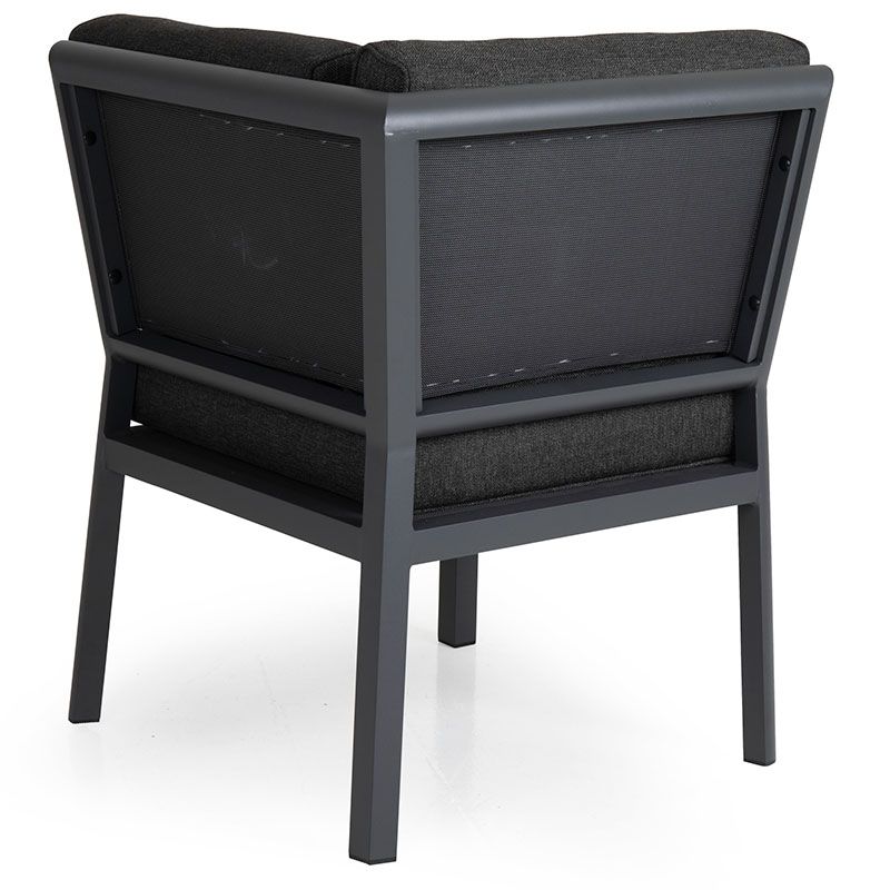 Delia kulmaosa tummanharmaa Brafab