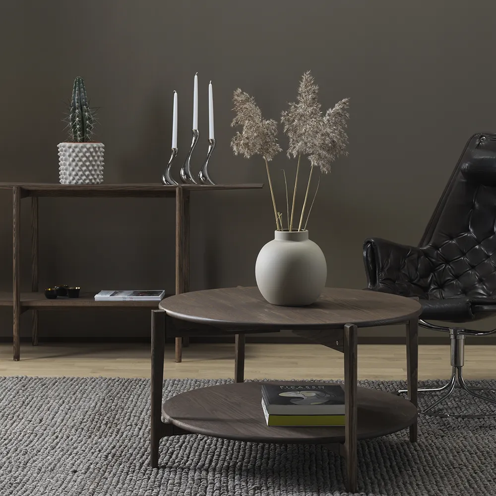 Leia Sohvapöytä Ruskea öljytty saarni 