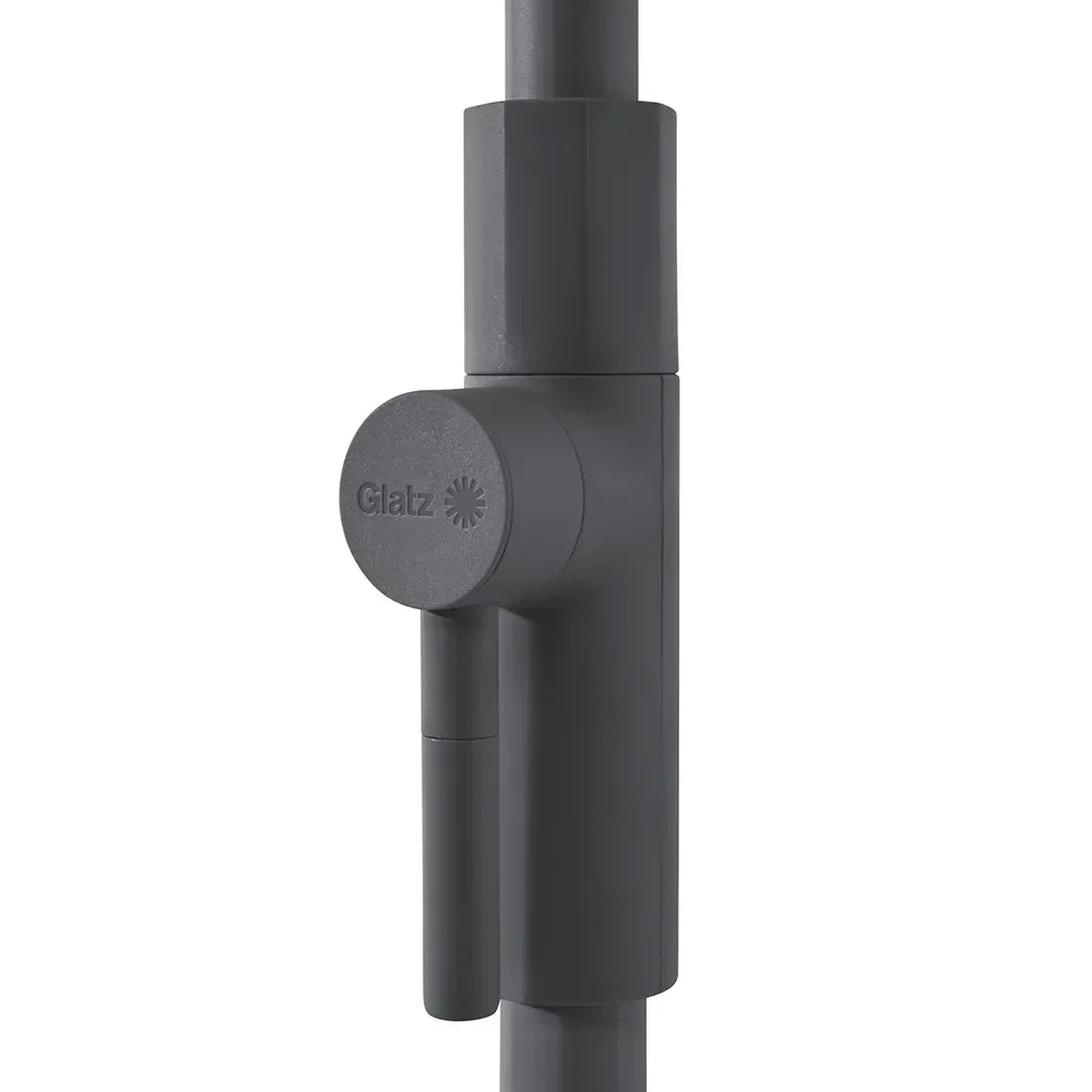 Twist parasoll 210x150 cm anthracite Cat.5 805 Walnut