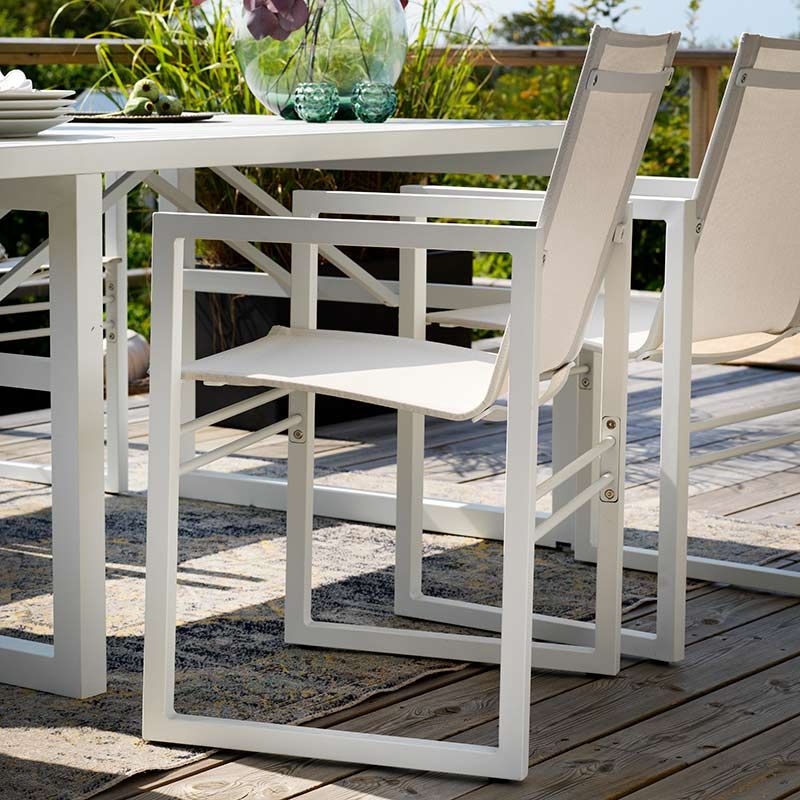 Vevi ruokapöytä 90 x 160 cm valkoinen Brafab