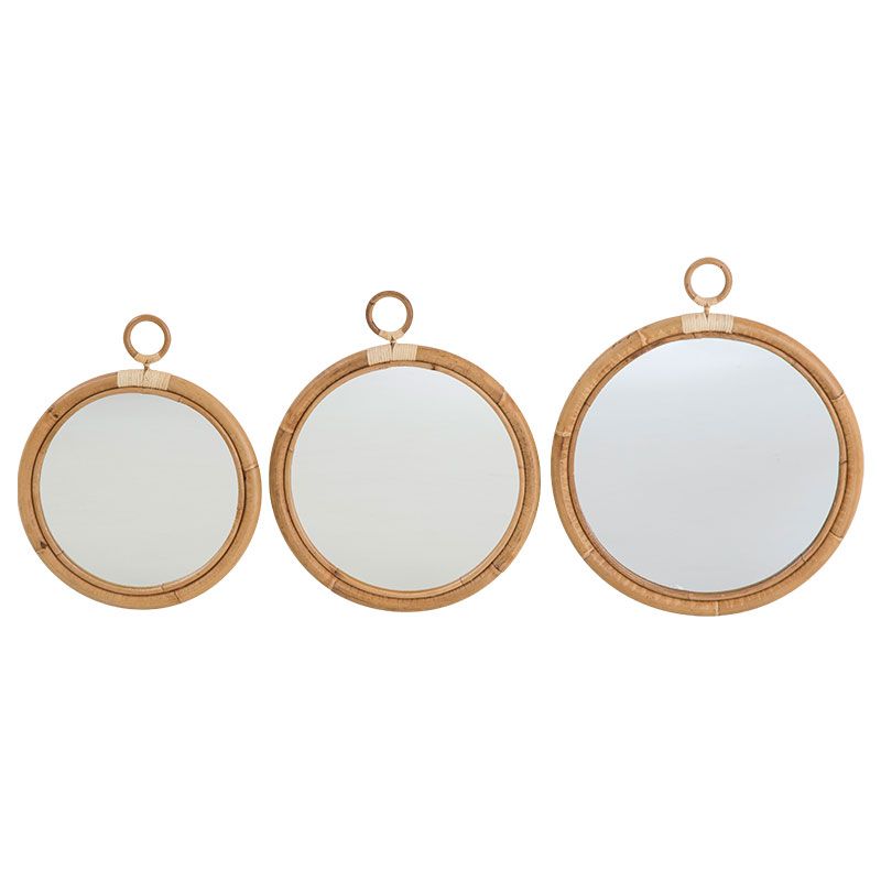 Peili Ella Ø45 cm rottinki