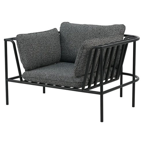 Collier nojatuoli Musta / Teddy black