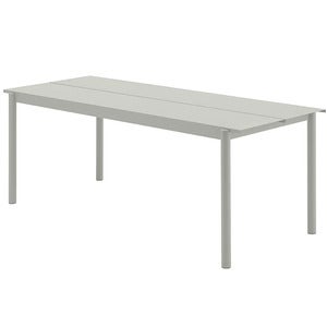 Linear Steel Ruokapöytä 200X75 cm Grey 