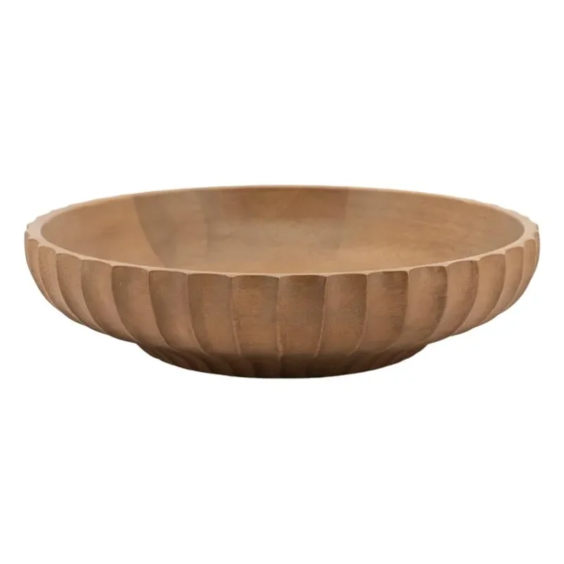 Yori large Kulho 25x25x6 cm Mangopuu Ruskea