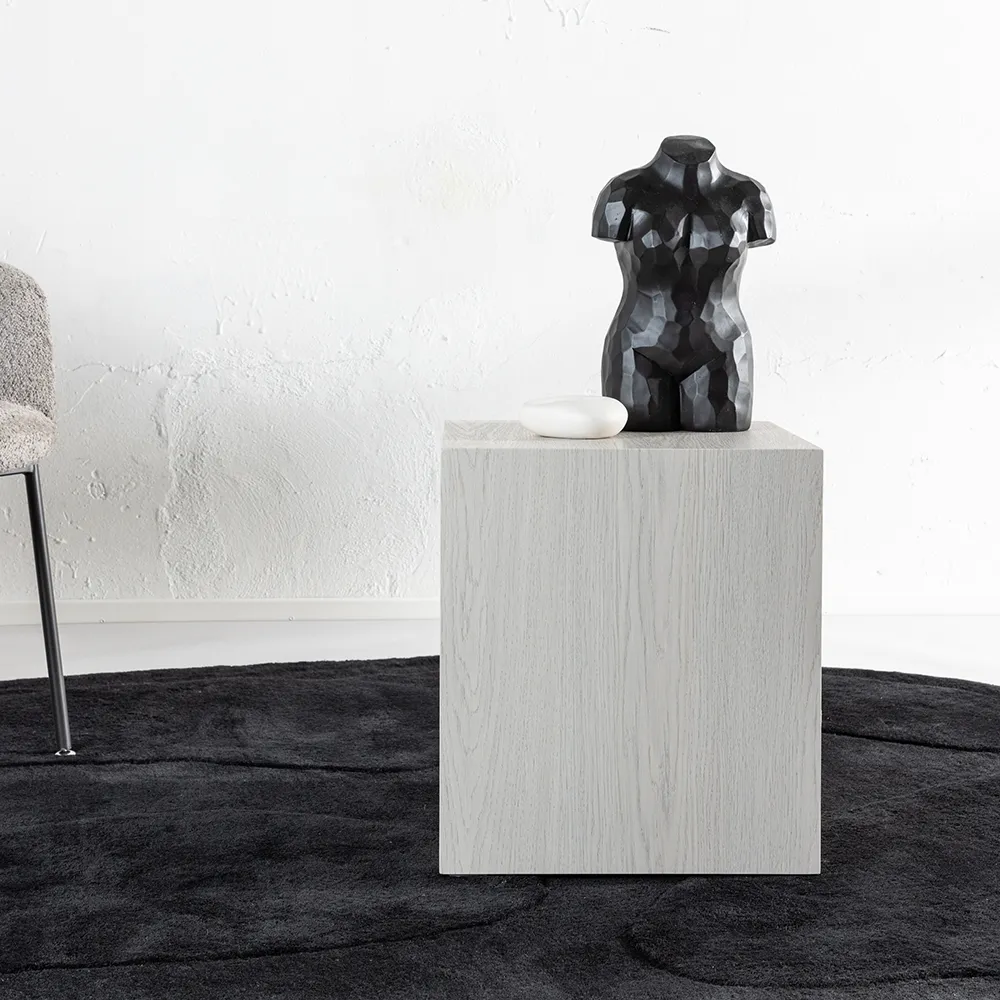 York Sohvapöytä 40x40 cm Whitewash 