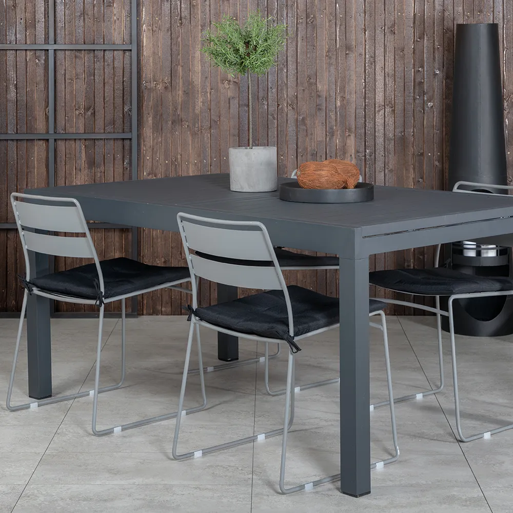 Lina ruokailutuoli Harmaa 2 kpl 