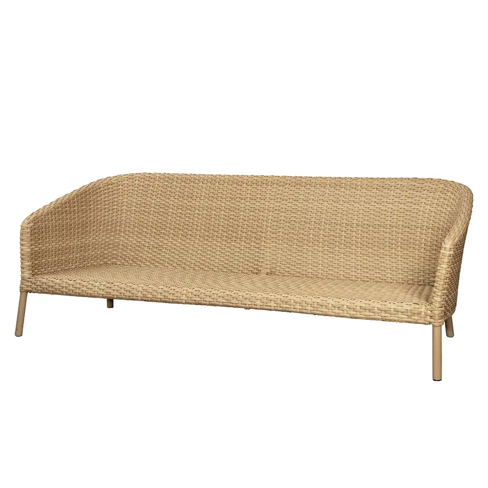 Cane-Line Ocean 3 istuttava sohva natural flat Weave