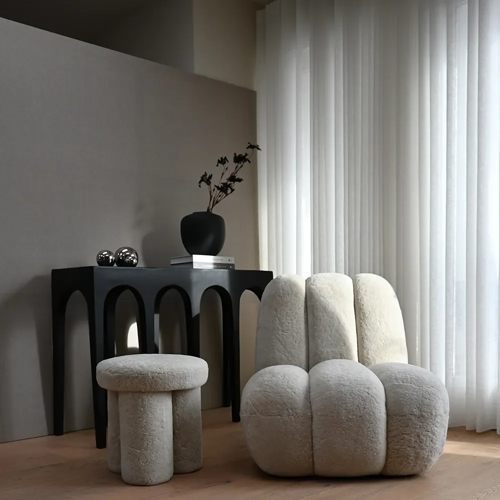 Toe Nojatuoli - lampaannahka