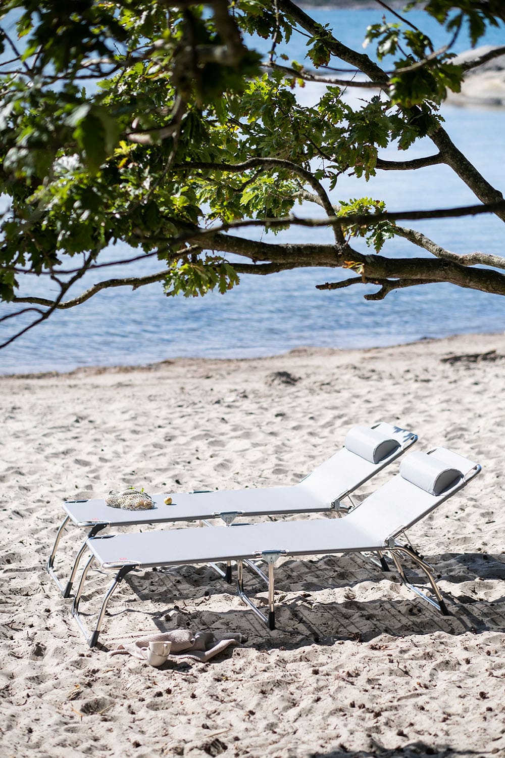 Amigo aurinkotuoli xxl grey alumiini/textileeni