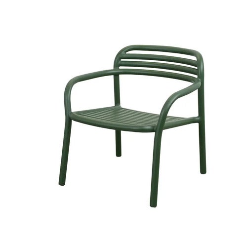 Bliss lounge tuoli, pinottava Dark green, aluminium