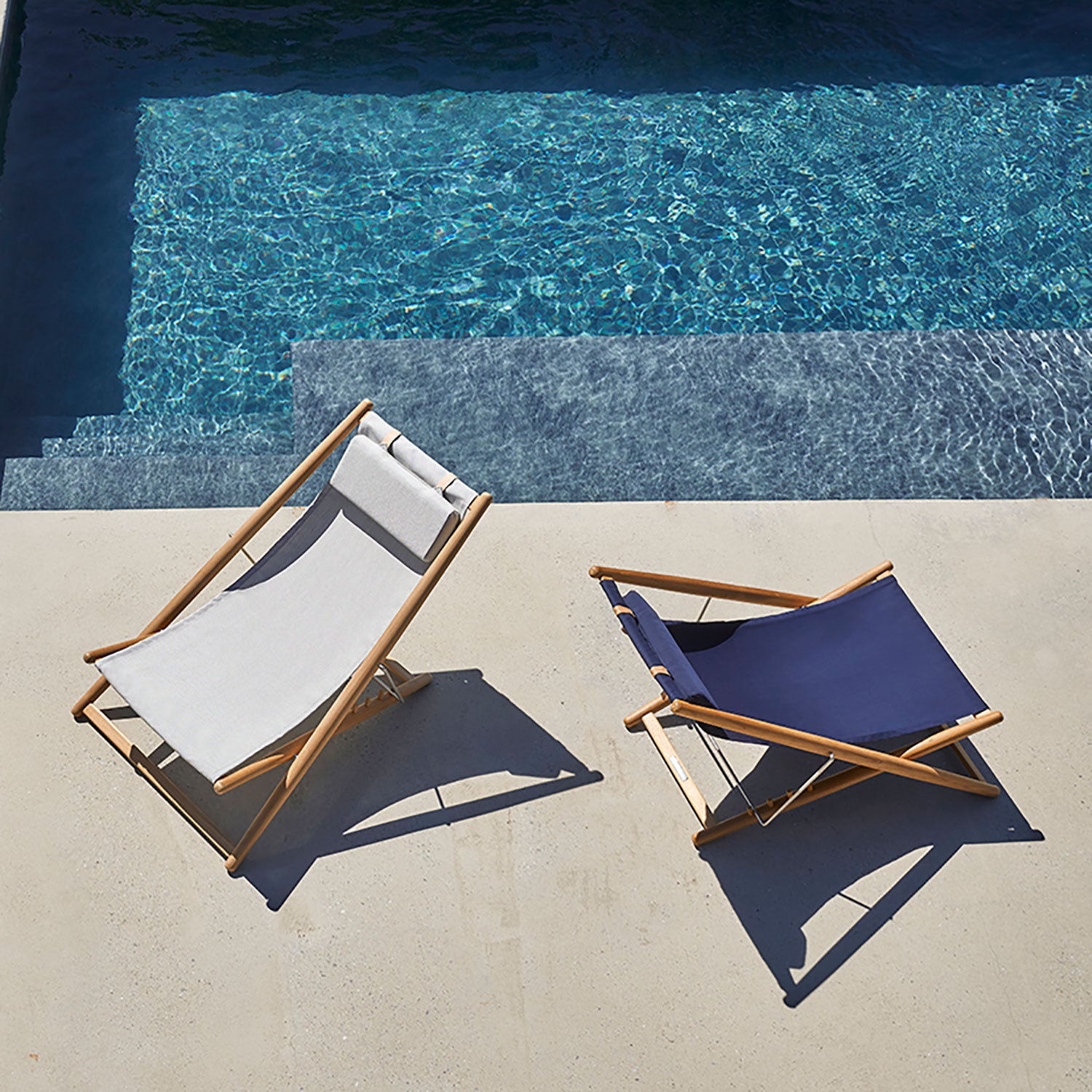 H55 lepotuoli tiikki Skargaarden