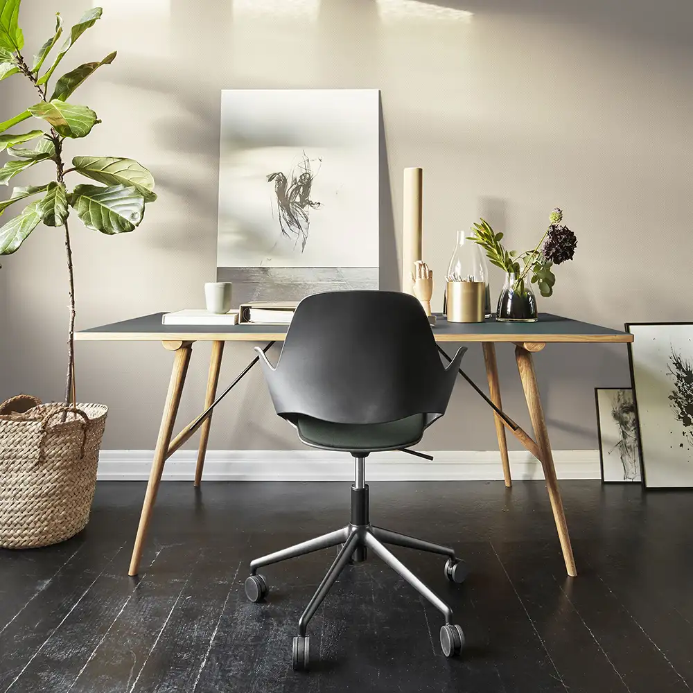 Hekla pöytä 208x95cm tummanvihreä öljytty tammi