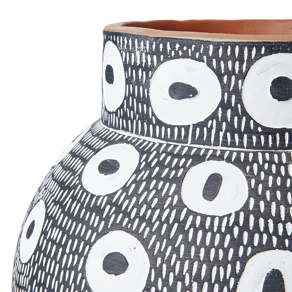 Camille purkki L Black/white