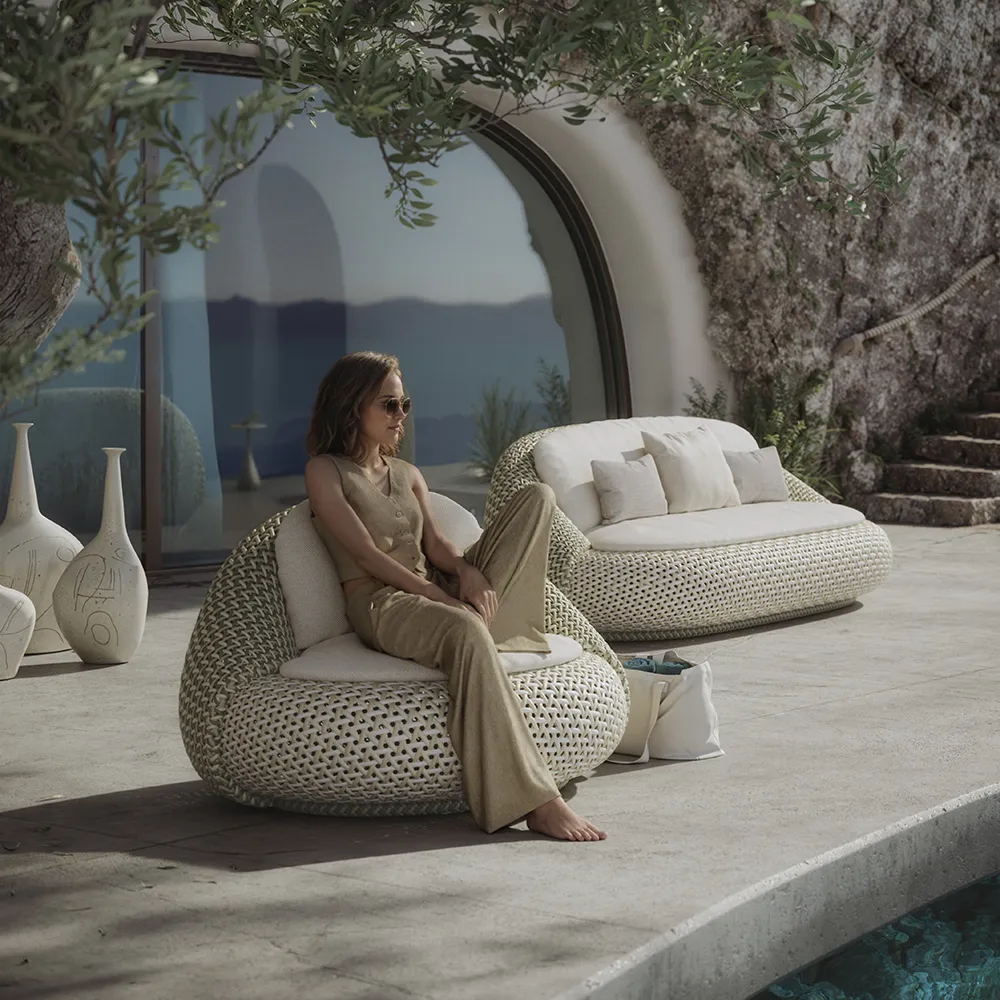 ATOLO lounge-tuoli C3A forest light 0220 spring mist 0221