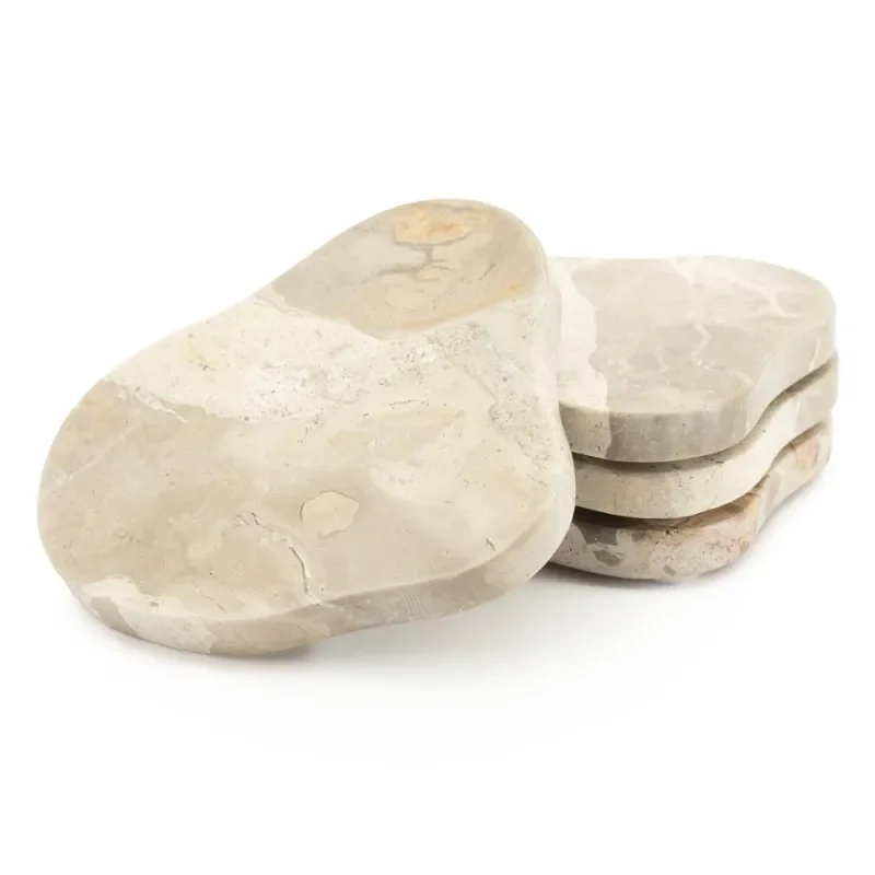 By-Boo, Coaster Marrone (set of 4) 11x10x6 cm