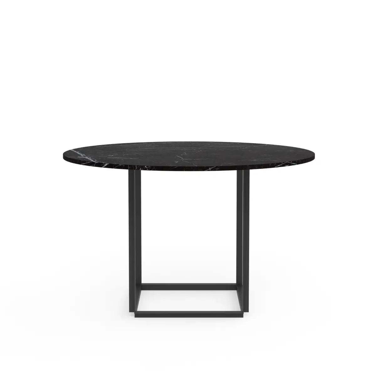 Florence Pöytälevy Ø145cm Musta Marquina Marmori