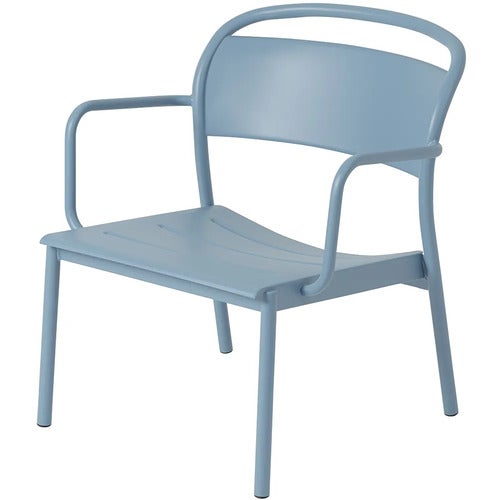 Linear Steel Nojatuoli Pale Blue