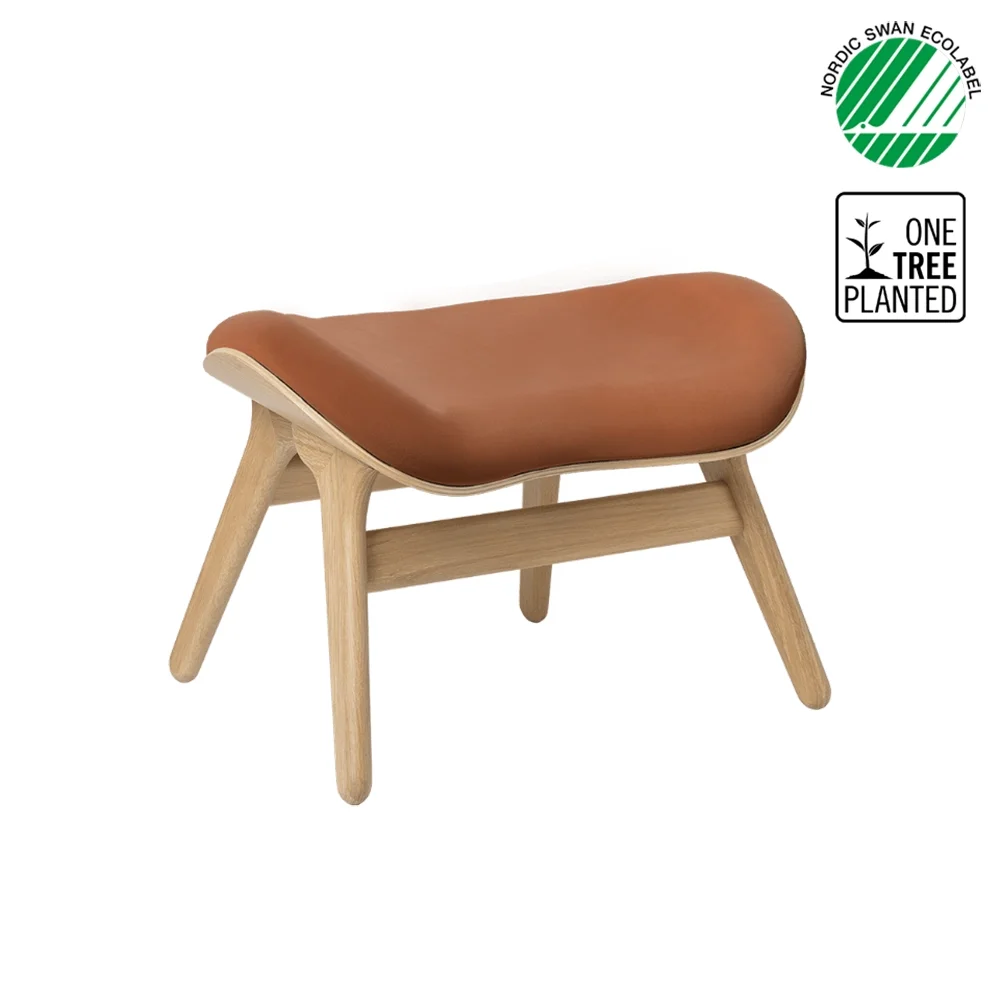 A Conversation Piece Ottoman Rakkaus Oak/Dunes Rust