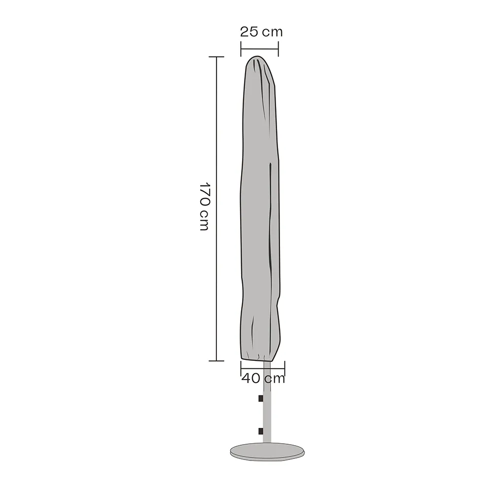 Brafab Aurinkovarjon suoja 170×25/40 cm waterproof