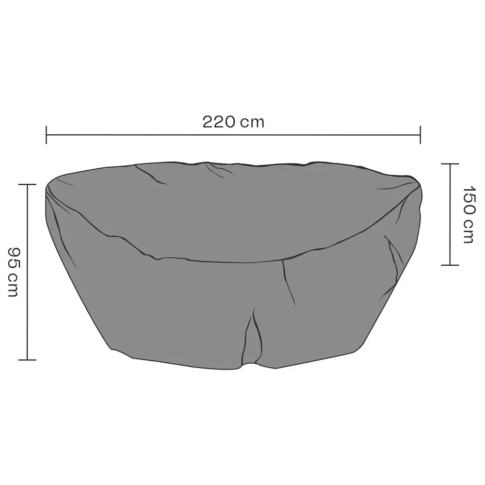 Kalustesuoja Sunbed 220x155 cm Premium 