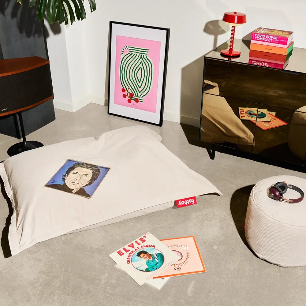 Recycled original slim Säkkituoli cord cream