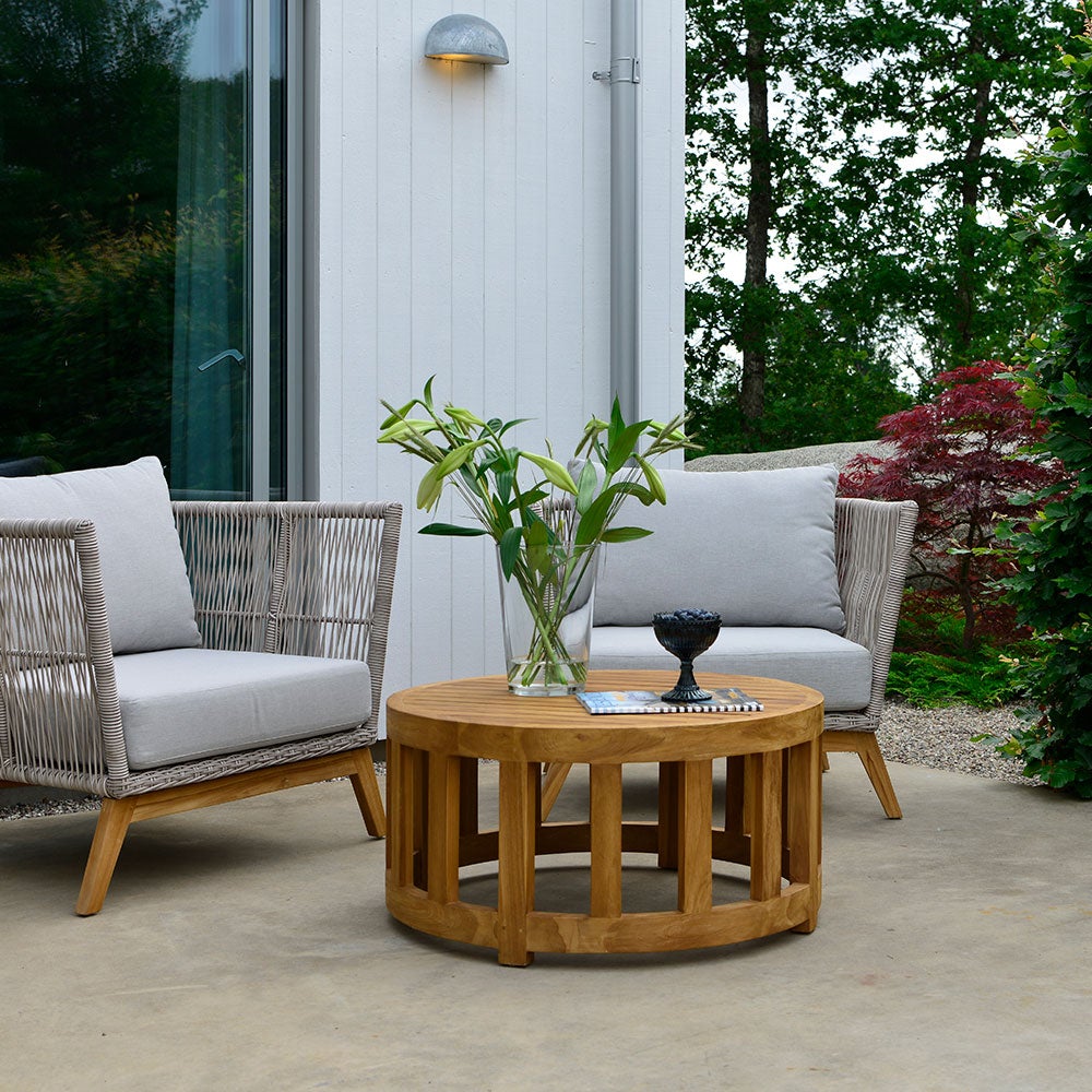 Lounge sohvapöytä 80 cm teak 