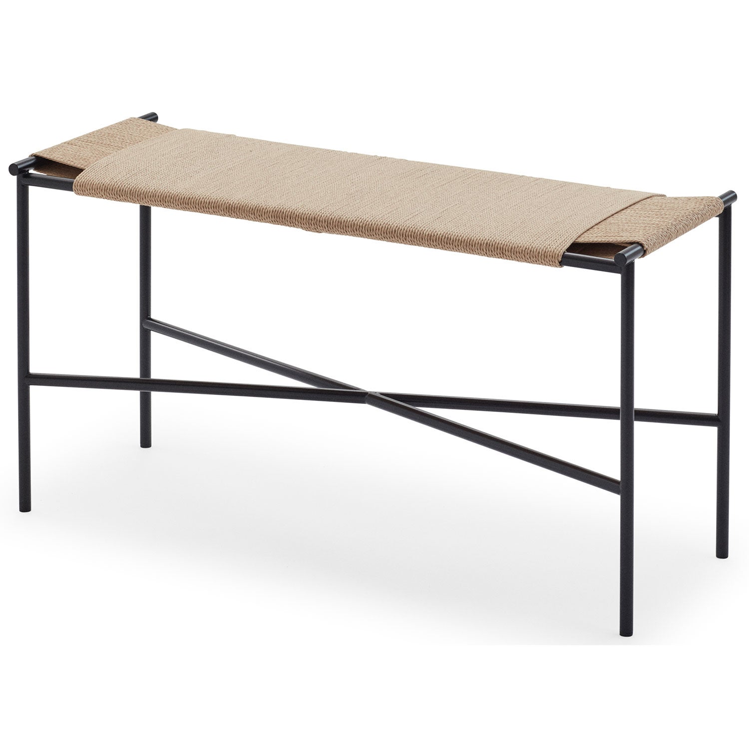 Vent penkki musta / rottinki