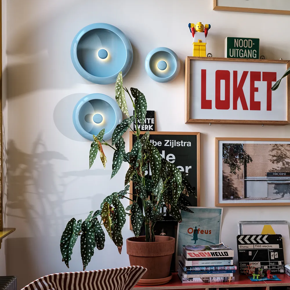 Oloha lamppu  Medium Jet Blue