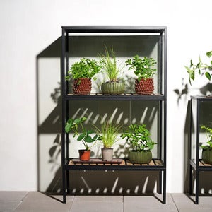 Grower Greens kasvikaappi   korkea  svart