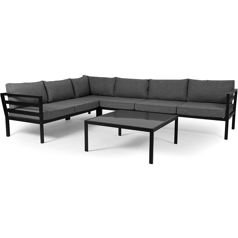 Weldon lounge-ryhmä musta Brafab 