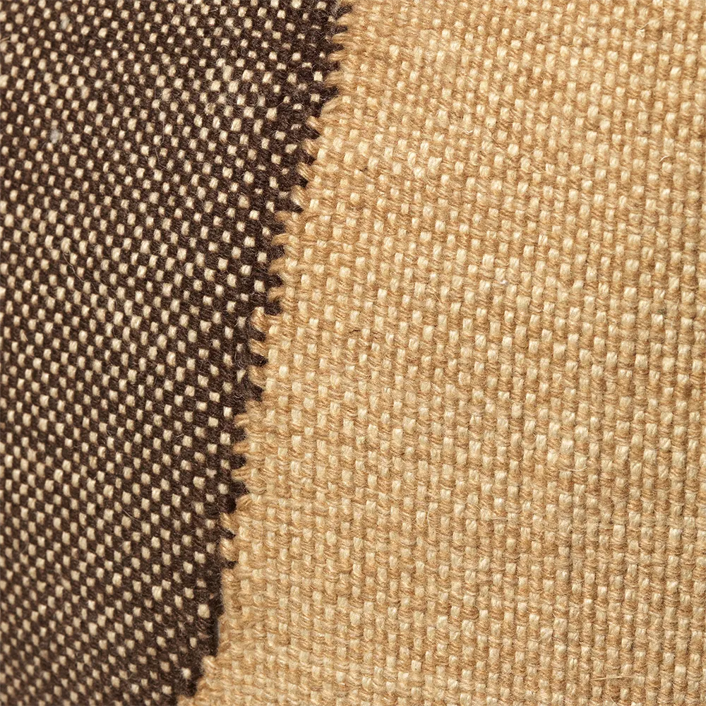 Forene Cylinder Pouf - Tan/Chocolate