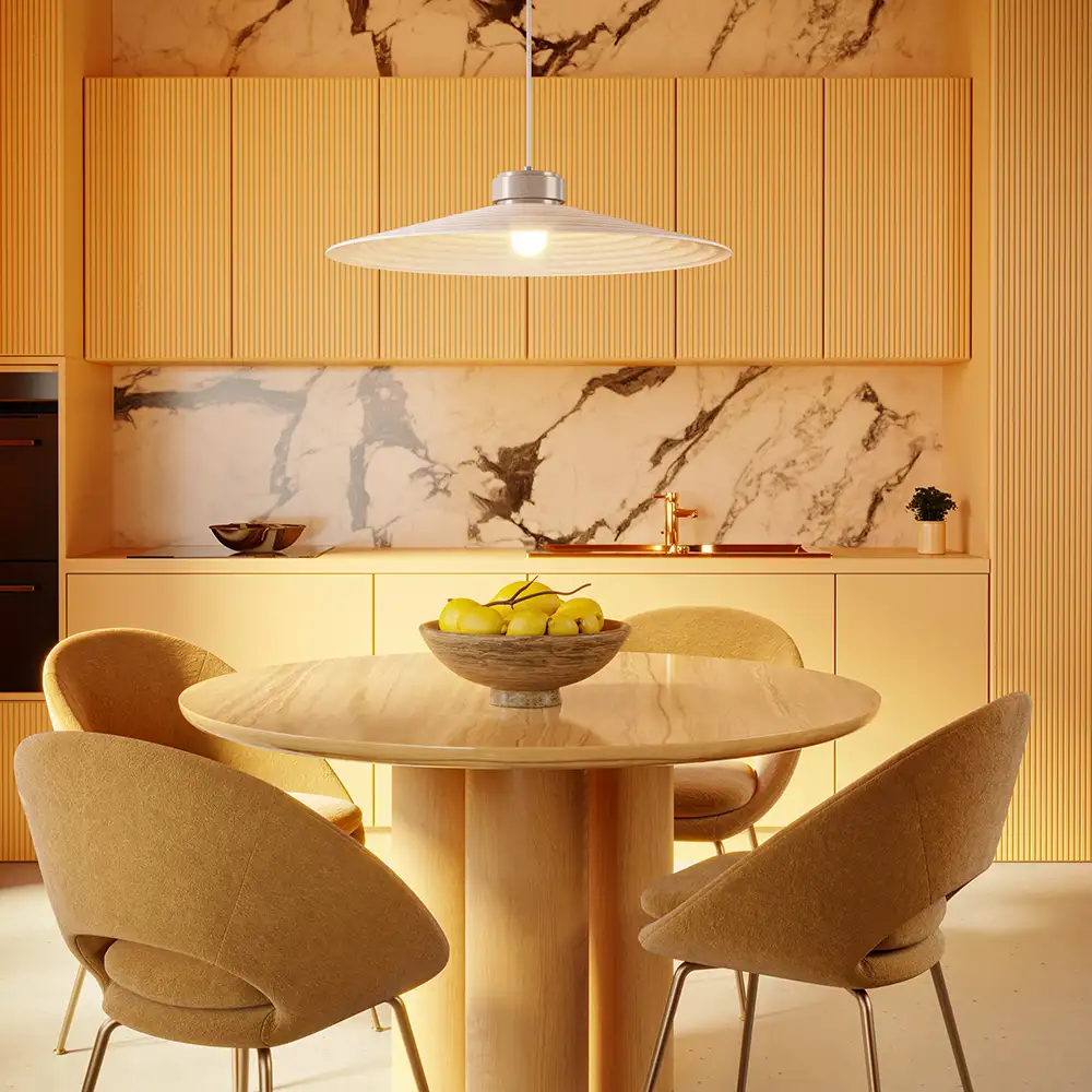 Sound pendel L musta E27